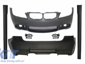 Complete Body Kit without PDC with Fog Lights suitable for BMW 3 Series E90 LCI Facelift 2008-2011 M3 Design