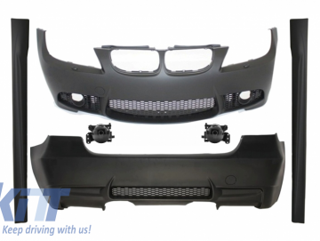 Complete Body Kit without PDC with Fog Lights suitable for BMW 3 Series E90 LCI Facelift 2008-2011 M3 Design