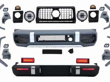 Complete Conversion Body Kit suitable for Mercedes G-Class W463 (2008-2017) 2018 G63 Design