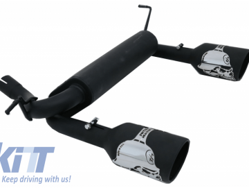 Complete Exhaust System Axle-Back suitable for JEEP Wrangler / Rubicon JK (2007-2017) Double Exhaust Metal Mulisha Design