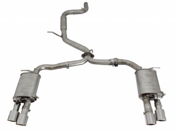 Complete Exhaust System suitable for VW Passat CC (2012-2017) turbo inline 4-cylinder petrol Engine (2.0 TFSI EA888) with Valvetronic