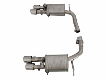 Complete Exhaust System suitable for VW Passat CC (2012-2017) turbo inline 4-cylinder petrol Engine (2.0 TFSI EA888) with Valvetronic