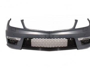 Complete suitable for MERCEDES C-class W204 C204 Facelift C63 Design Body Kit with Daytime Headlights