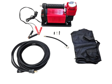 Compressor portátil de 12V Digital 160 l / min com controle inteligente + mangueira de 8m e saco