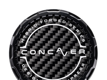 Concaver Premium Center Cap - Classic Carbon - Black Anodized