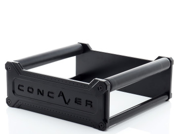 Concaver Premium Forged Rolling Wheel Stand Black