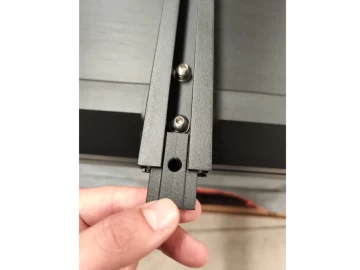 Conjunto de 2 racks Tenda de tejadilho Offroad Alumínio 145 (cm)