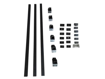 Conjunto de 3 racks Tenda de tejadilho Offroad Alumínio 130 (cm)
