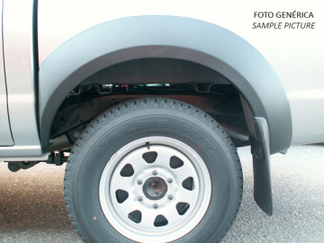 Conjunto de Abas em ABS (cabine dupla) (apenas 2002-2005)