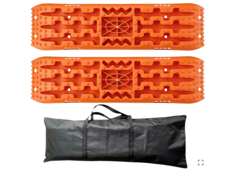 Conjunto de Pranchas de Resgate + Bolsa de Transporte + Base para Macaco Hi-Lift (Laranja)
