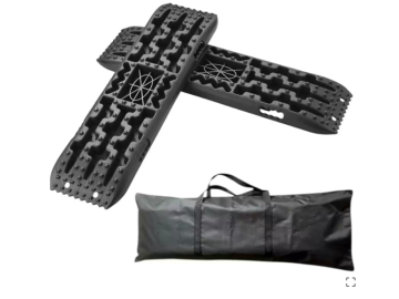 Conjunto de Pranchas de Resgate + Bolsa de Transporte + Base para Macaco Hi-Lift (Preto)