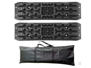 Conjunto de Pranchas de Resgate + Bolsa de Transporte + Base para Macaco Hi-Lift (Preto)