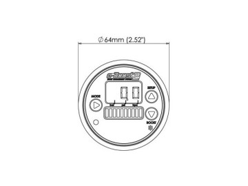 Controlador de Turbo (EBC) TURBOSMART E-BOOST2, 60MM