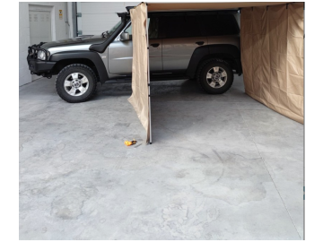 Corta-Vento Lateral para Toldo Offroad Medidas: 2,5X2,5M