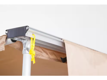 Corta-vento para toldo OFFROAD (frontal ou lateral), dimensões 2,0 × 2,9 m, cor caqui.