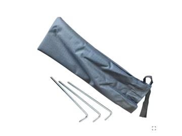 Corta-vento para toldo lateral OFFROAD, dimensões 2,5 × 2,0 m, cor cinzenta.