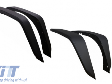 Crusher Tube Flat Steel Fender Flares suitable for JEEP Wrangler / Rubicon JK (2007-2017)