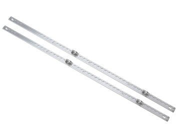 DECKED - Conjunto de 2 Carris de Carga Core Trax tamanho 1397mm com 4 ancoragens