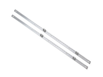 DECKED - Conjunto de 2 Trilhos de Carga Core Trax 1092mm com 4 ancoragens