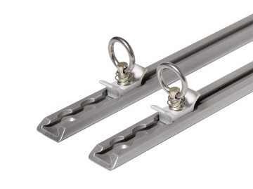 DECKED - Conjunto de 2 Trilhos de Carga Core Trax 1092mm com 4 ancoragens