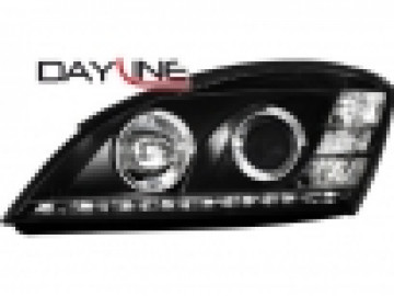 DECTANE DRL look headlight suitable for AUDI A4 B5 95-98_drl optic_chrome