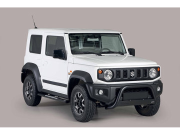 Grelha Frontal em aço inoxidável Ø63mm com barra transversal. Aprovação CE Jimny [2018 - ]