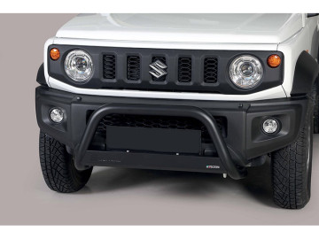 Grelha Frontal em aço inoxidável Ø63mm com barra transversal. Aprovação CE Jimny [2018 - ]