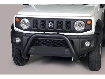Grelha Frontal em aço inoxidável Ø76mm sem barra transversal. Aprovação CE Jimny [2018 - ]