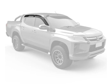 Defletores de janela (Frontal + Traseiro) - Mitsubishi L200 (2015+)