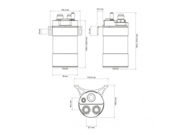 Depósitos de Óleo - Oil Catch Tank NUKE 0,5/ 1L