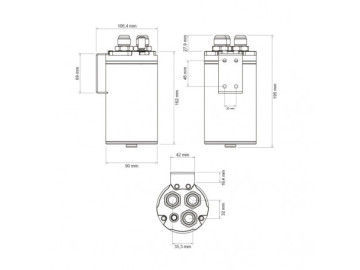 Depósitos de Óleo - Oil Catch Tank NUKE 0,75L