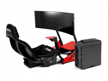 SPARCO GAMING EVOLVE GP + MONITOR + PC E TECLADO