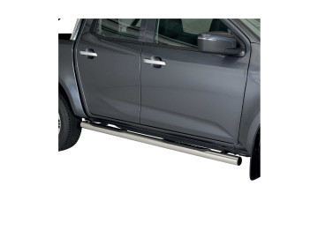 Estribos de aço inoxidável COMBI Ø76mm Isuzu DMax (2020)