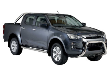 Estribos de aço inoxidável COMBI Ø76mm Isuzu DMax (2020)