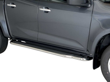 Estribos de aço inoxidável Plataforma Isuzu DMax (2020)