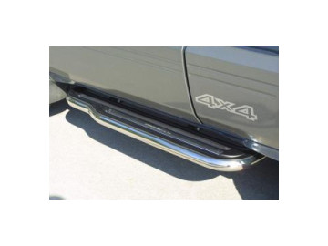 Estribos de plataforma com tubo inox Ø50mm (3 portas) Terrano II [1996 - 2006] 