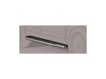 Estribos de plataforma com tubo inox Ø50mm (5 portas) Terrano II [1996 - 2006]