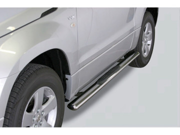 Estribos em aço inoxidável, secção oval, com degraus (3 portas) Grand Vitara