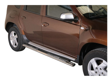 Estribos em tubo de aço inoxidável Duster [2010 - 2017] 