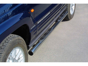 Estribos em tubo de aço inoxidável Ø63mm / Grand Cherokee WJ [1999 - 2004]