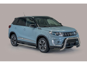 Estribos em tubo de aço inoxidável Ø76mm, com degraus (apenas 2019-) Vitara [2015 - ]