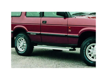 Estribos plataforma de alumínio. Tipo STD / Land Rover Classic