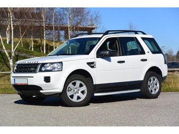 Estribos plataforma tipo OE em alumínio Freelander II 