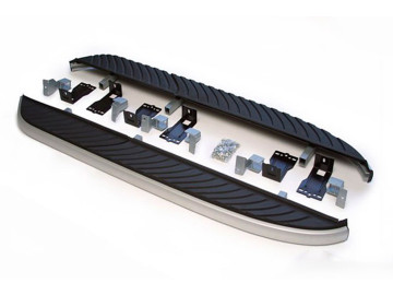 Estribos plataforma tipo OE em alumínio Freelander II 