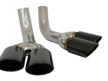 Exhaust Muffler Tips Black suitable for Mercedes G-Class W463 G500 G55 G63 G65 (1998-2018)