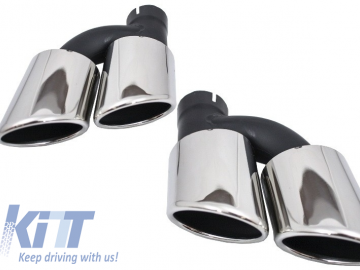 Exhaust Muffler Tips Tail Pipes suitable for Audi A3 A4 A5 A6 A7 A8 to S3 S4 S5 S6 S7 S8 SQ3 SQ5 S-Design