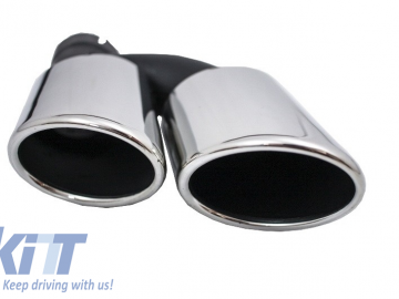 Exhaust Muffler Tips Tail Pipes suitable for Audi A3 A4 A5 A6 A7 A8 to S3 S4 S5 S6 S7 S8 SQ3 SQ5 S-Design