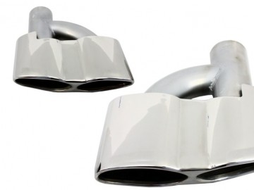 Exhaust muffler tips suitable for Mercedes S-class W221 S65 S63 Design