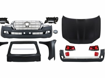 Facelift Conversion Body Kit suitable for TOYOTA Land Cruiser FJ200 Retrofit Assembly (2008-2015) to 2016 LC 200 Models