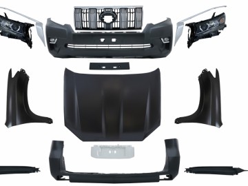 Facelift Conversion Body Kit suitable for TOYOTA Land Cruiser Prado FJ150 Retrofit Assembly 2010+ to 2018+ Model